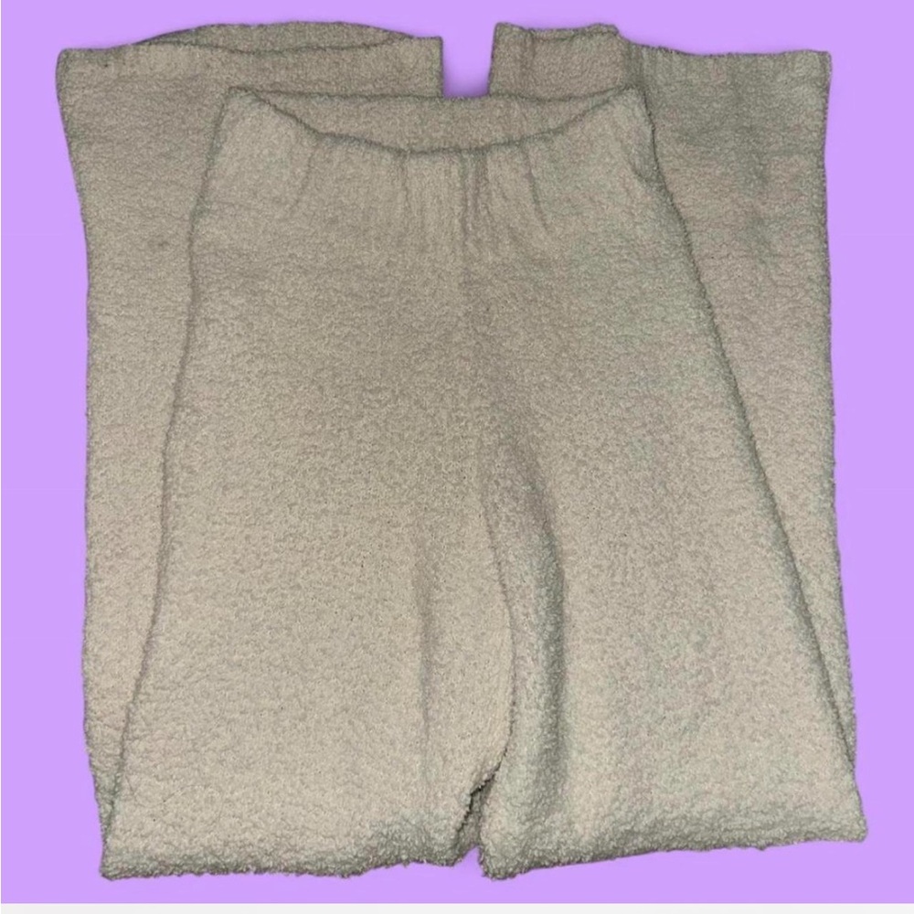 SOLD!!!!!! SKIMS- cozy cream wide leg pants